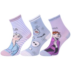 DISNEY Anna i Elsa FROZEN skarpetki wysokie - 3 pary