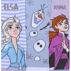 DISNEY Anna i Elsa FROZEN skarpetki wysokie - 3 pary