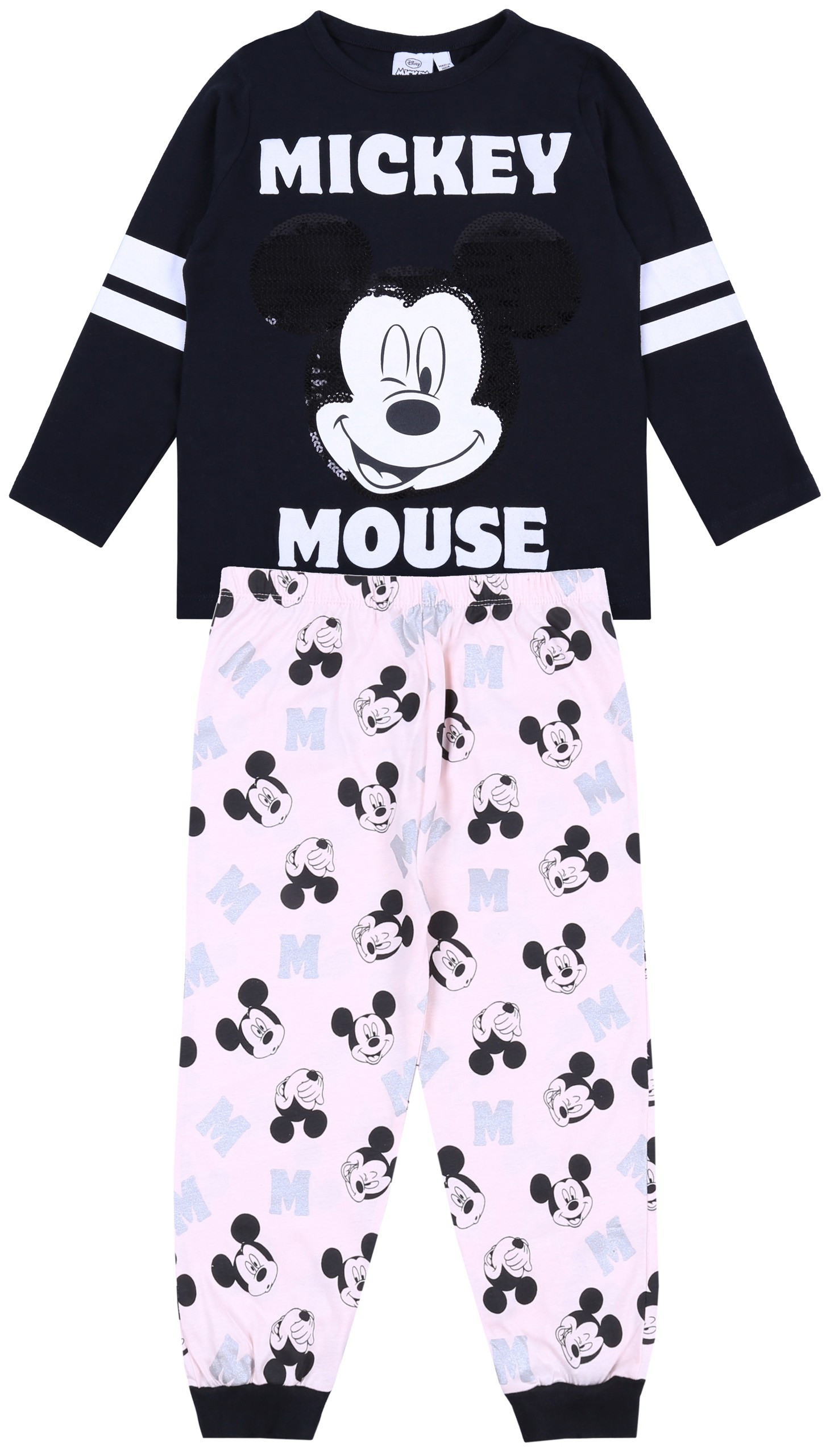 Czarno-morelowa piżama...