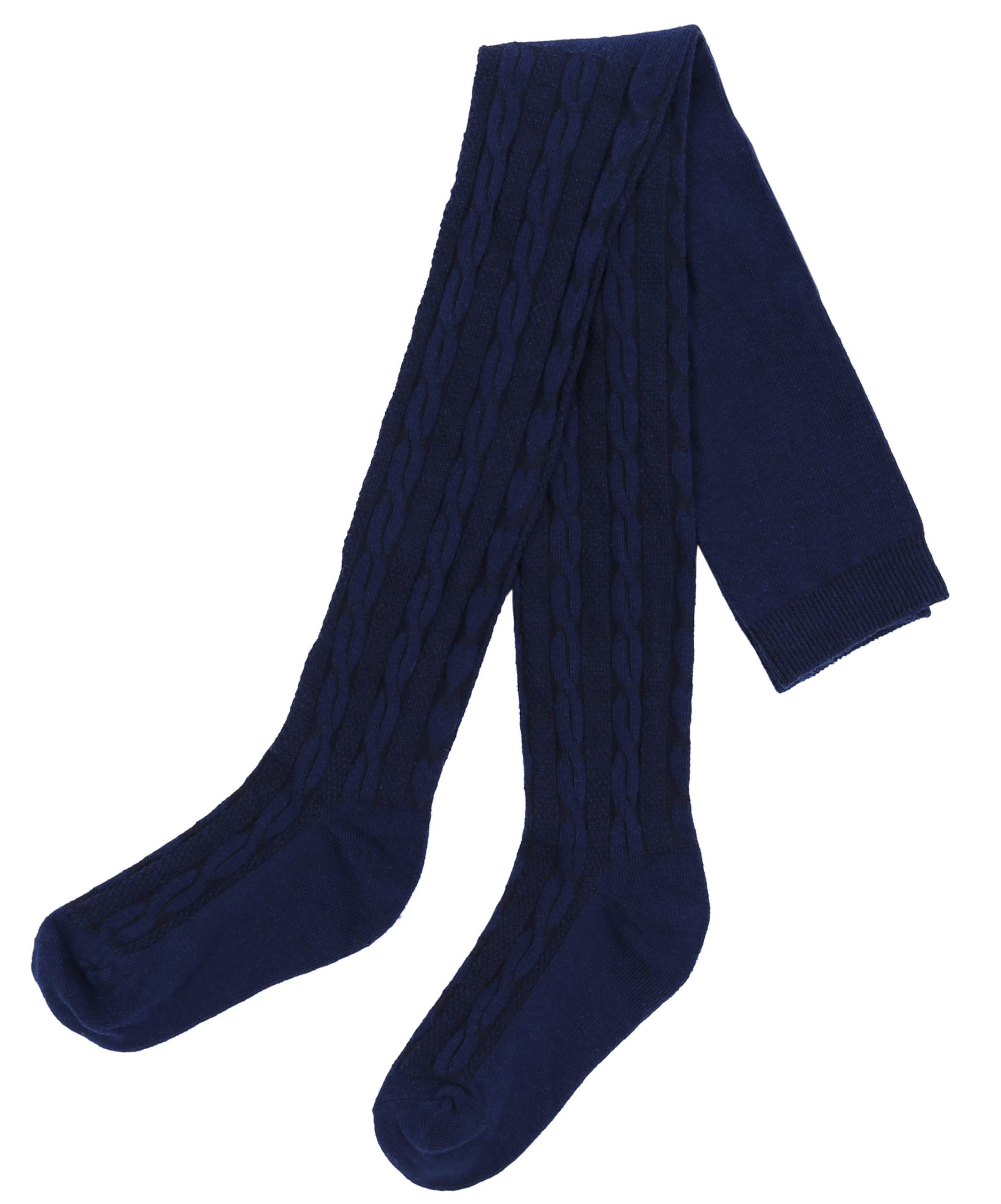 3x Granatowe rajstopy we wzory