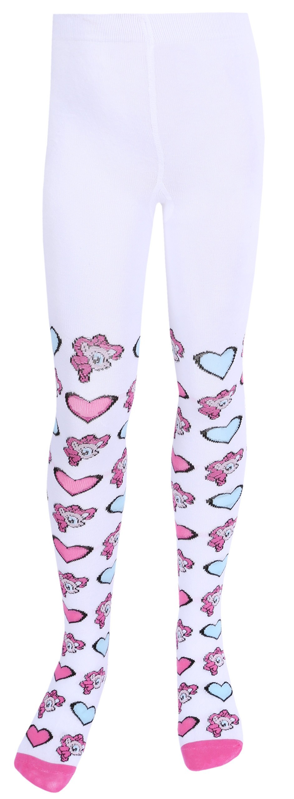 Białe rajstopy w serca My...