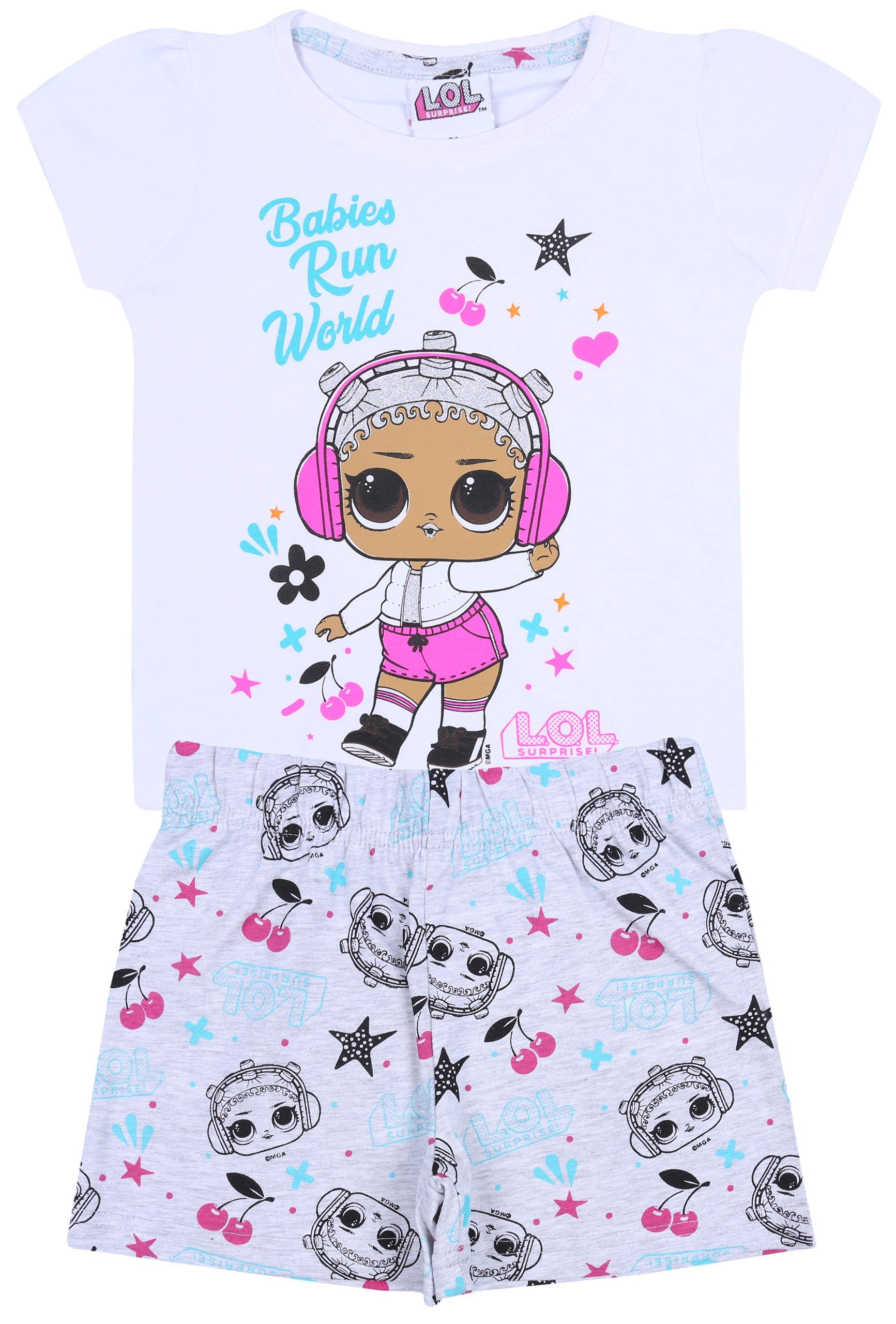 Biało-szara piżamka...