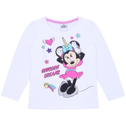 DISNEY Myszka Minnie Piżama biało-różowa dziewczęca