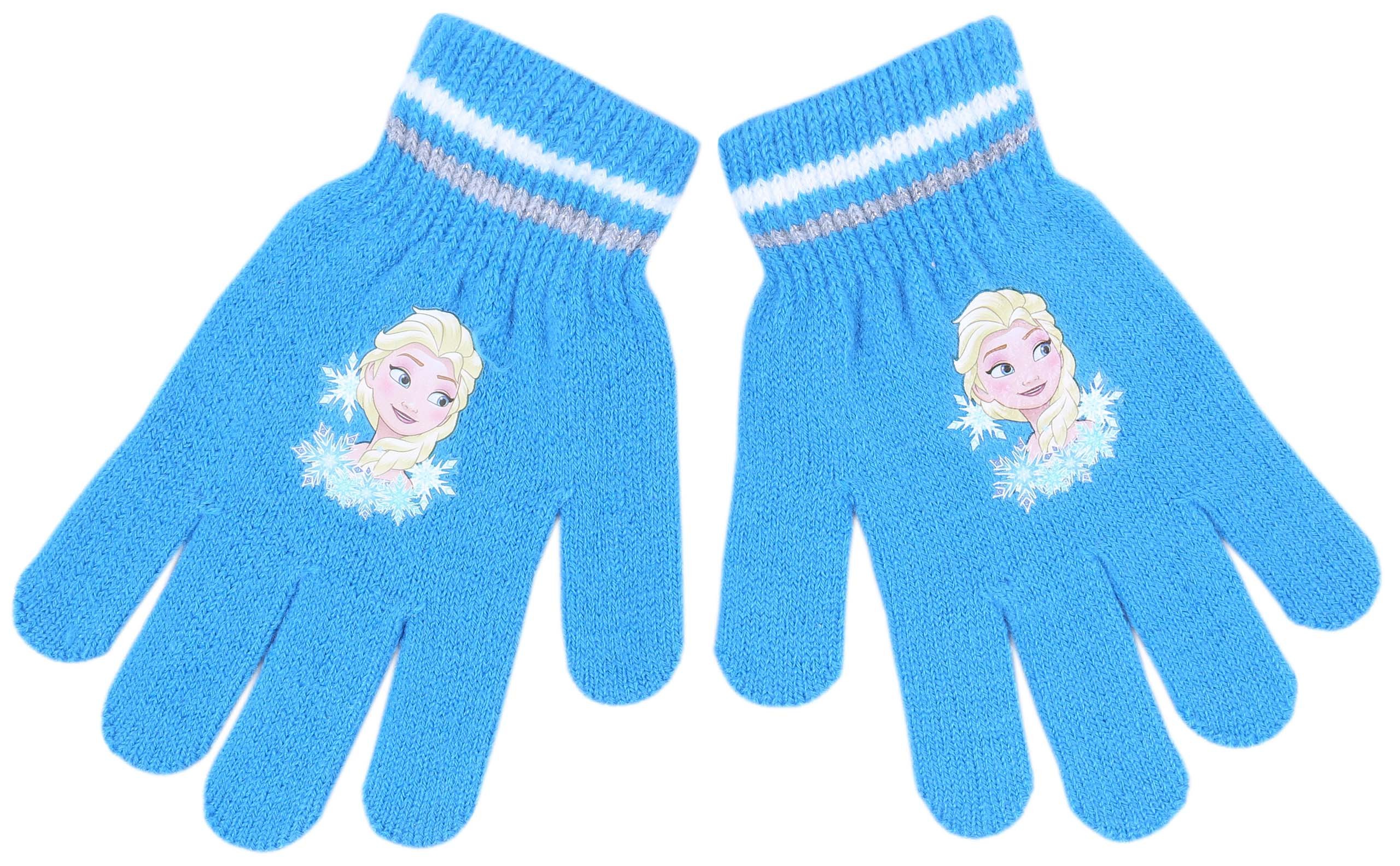 Niebieskie rękawiczki Elsa...