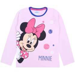 Różowa piżama dziewczęca w paski Myszka Minnie DISNEY