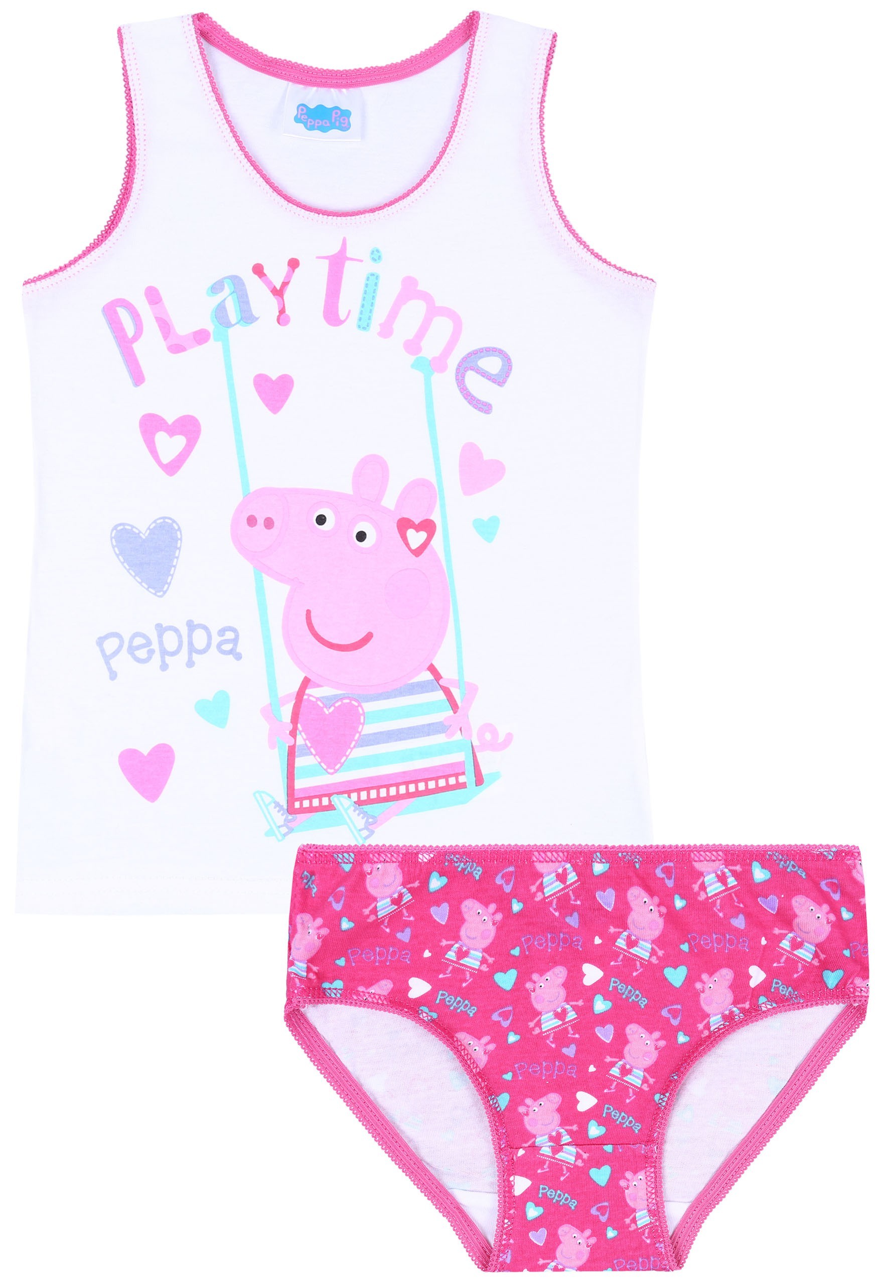 Biało-różowa koszulka +...