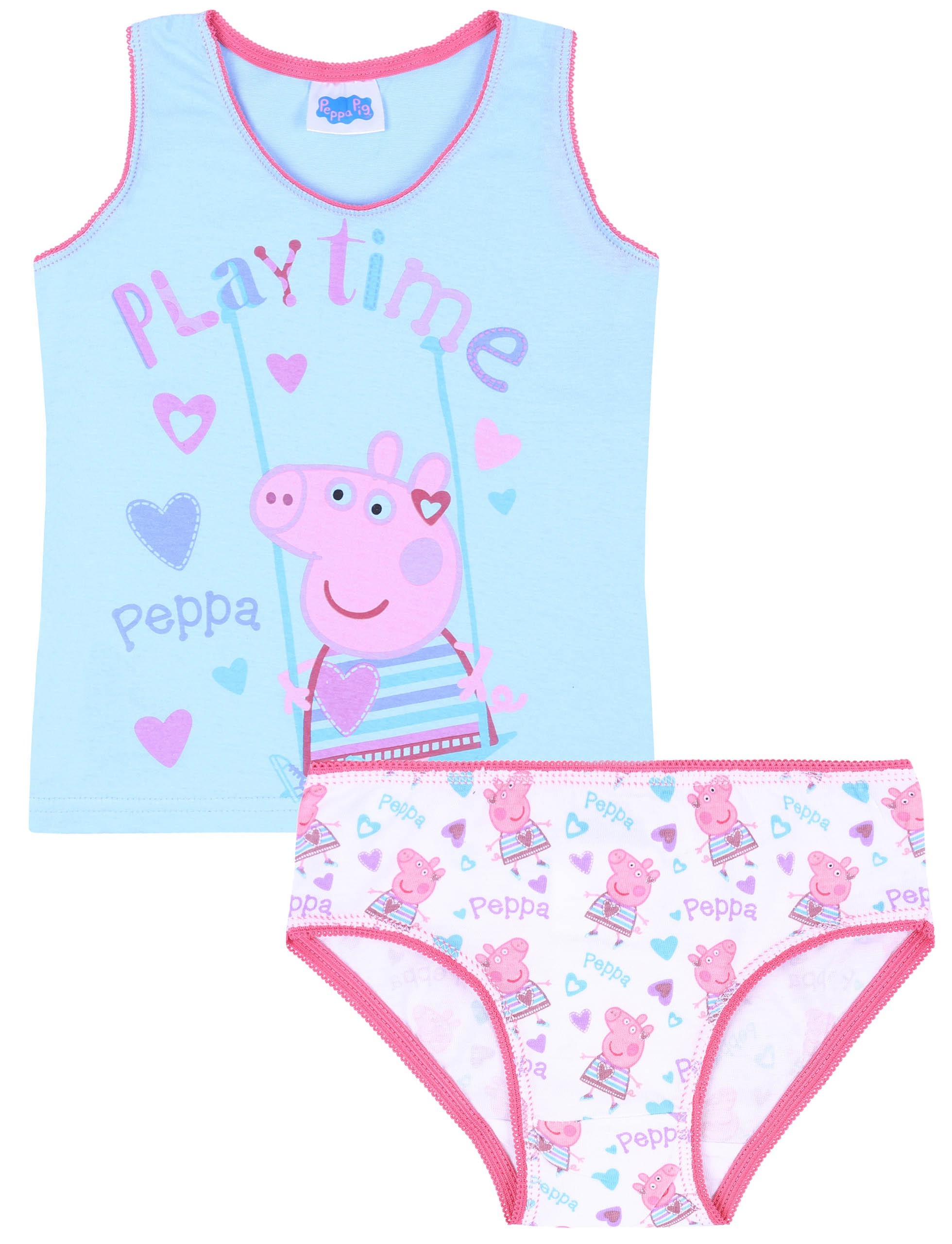 Niebieska koszulka + majtki...