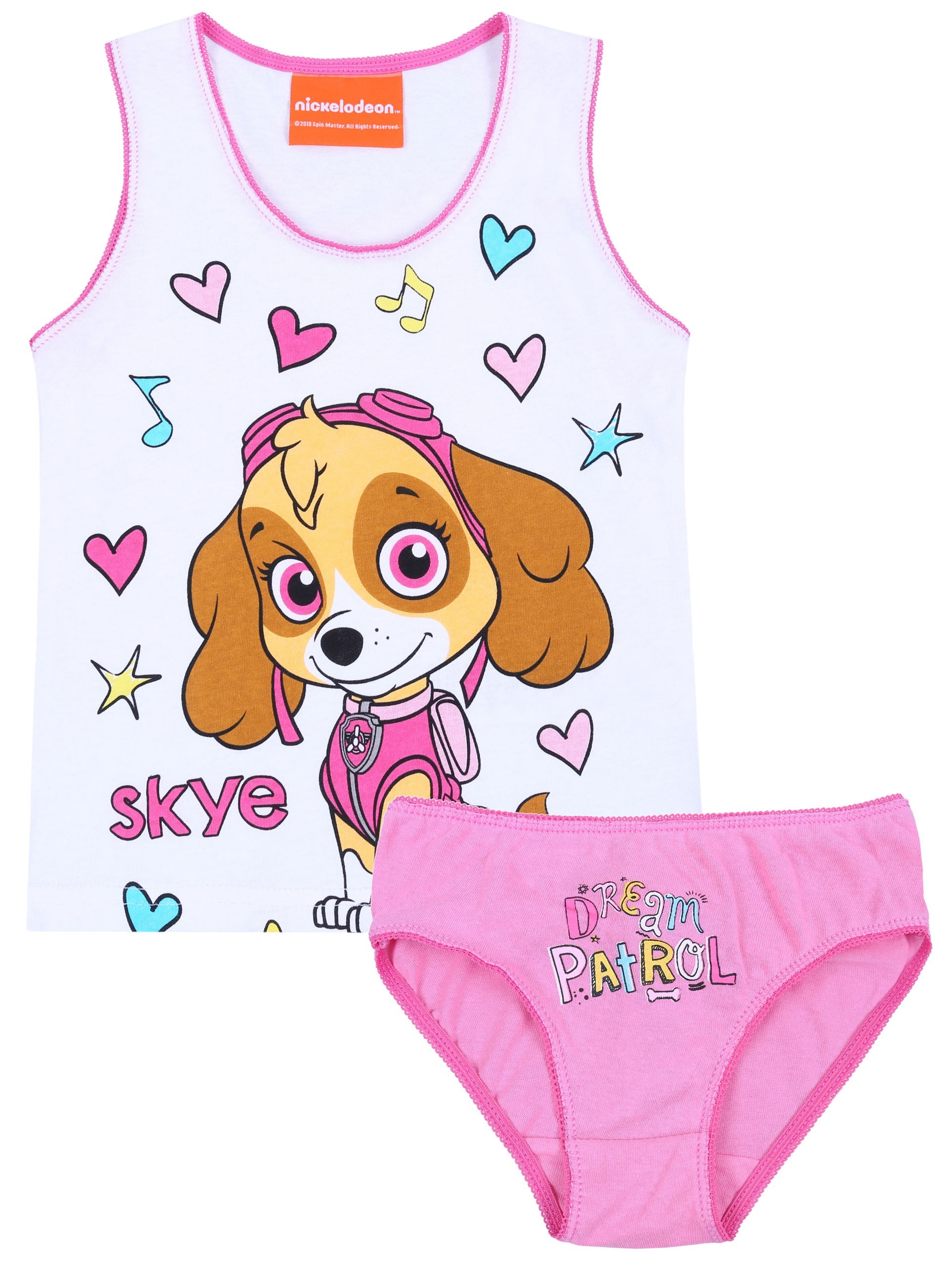 Różowe majtki+koszulka Psi...