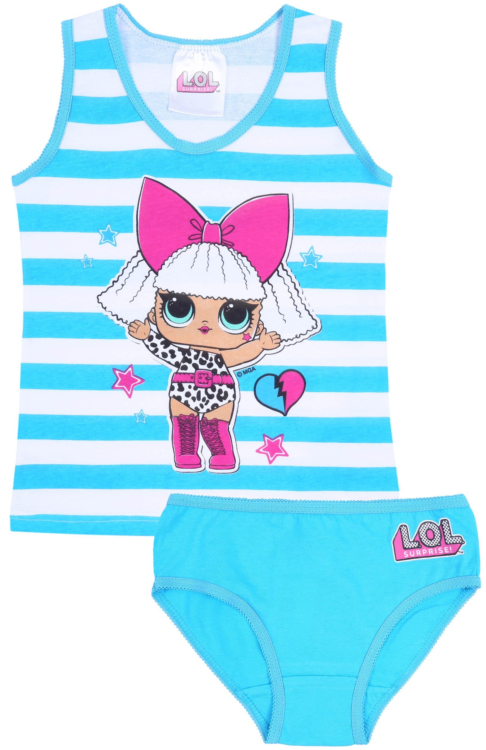 Biało-niebieska koszulka w...