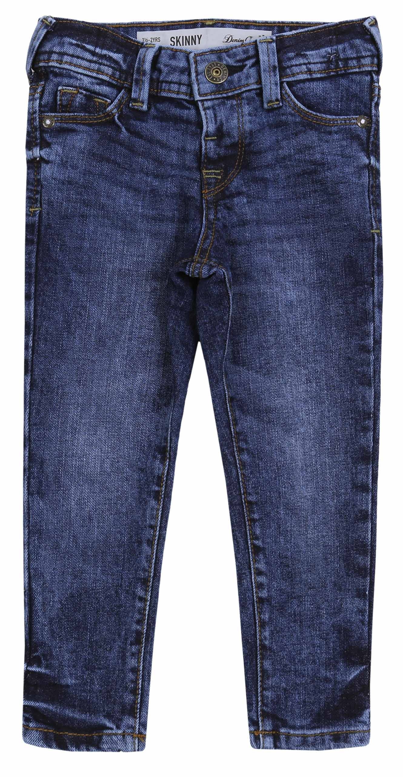 Marmurkowe jeansy DENIM CO