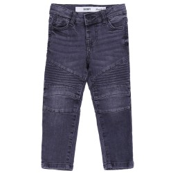 Szare jeansy z przeszyciami Denim Co