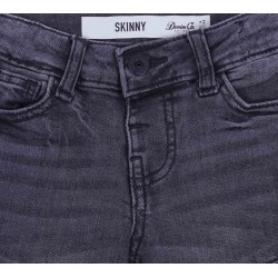 Szare jeansy z przeszyciami Denim Co