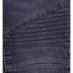 Szare jeansy z przeszyciami Denim Co