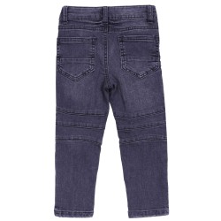 Szare jeansy z przeszyciami Denim Co