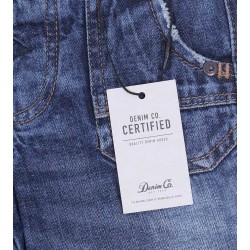 Proste jeansy z kieszeniami DENIM CO.