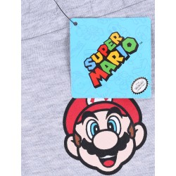 Szare spodnie dresowe Super Mario