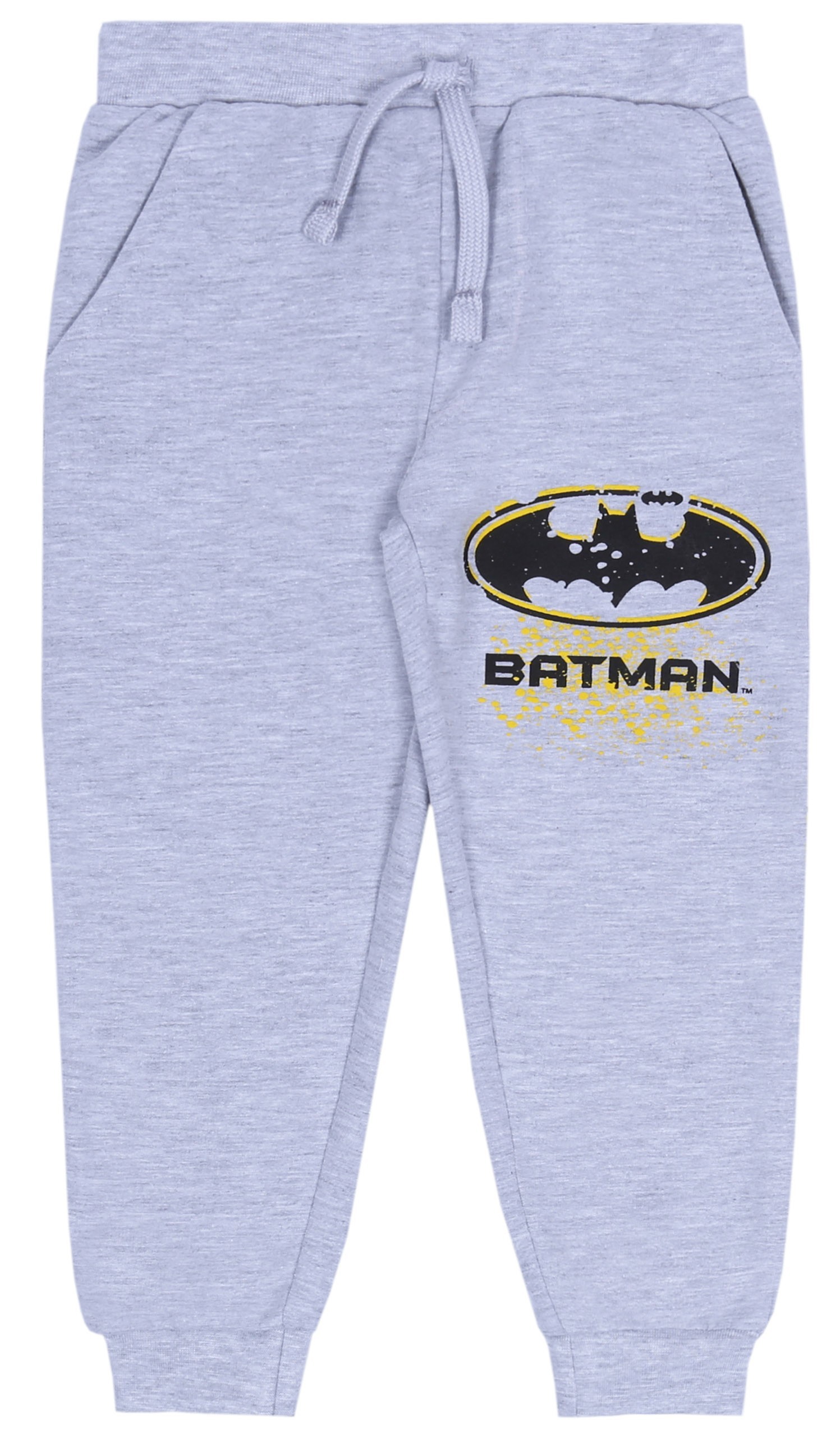 Szare melanżowe spodnie...