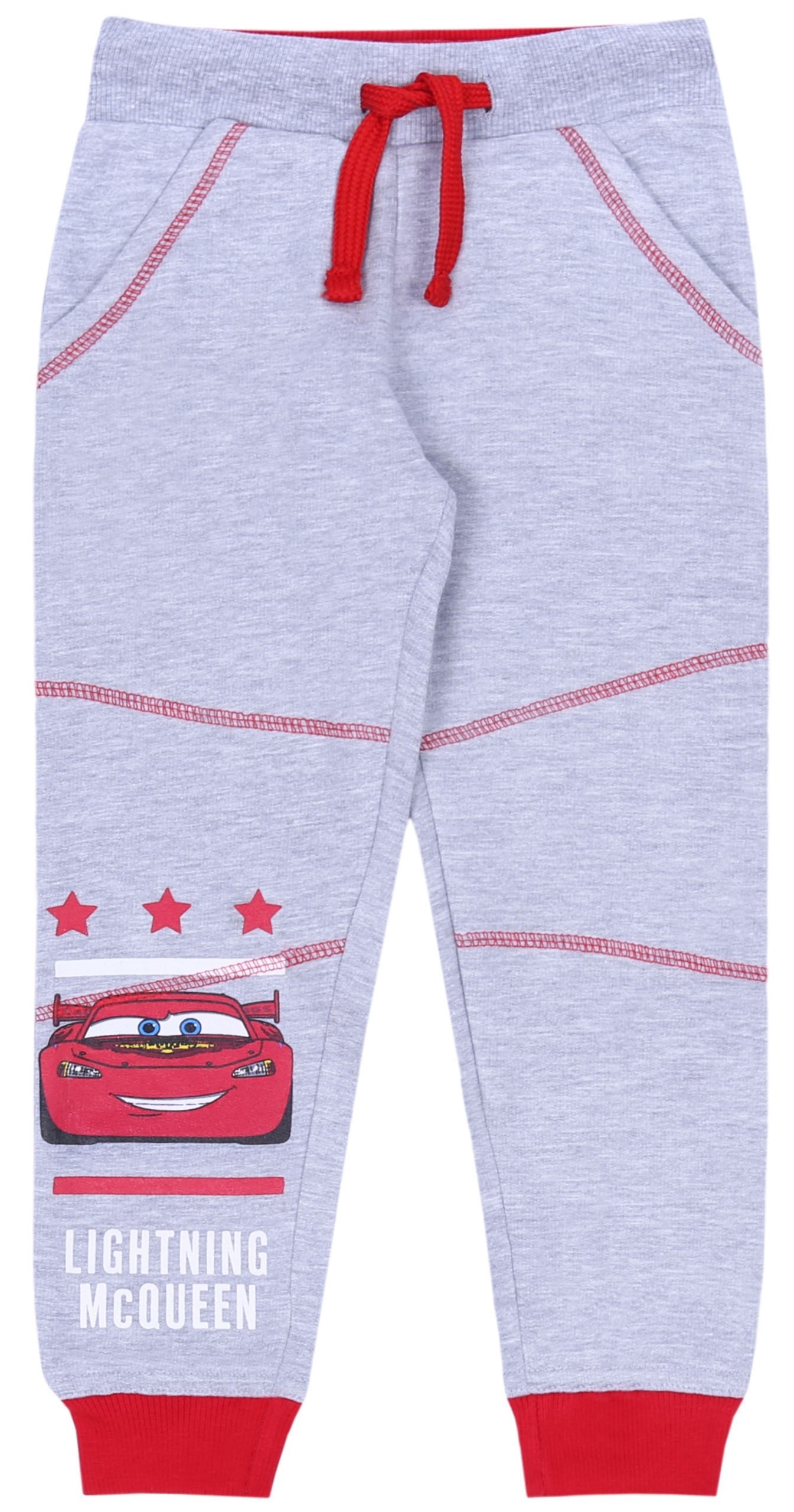 Szare melanżowe spodnie...