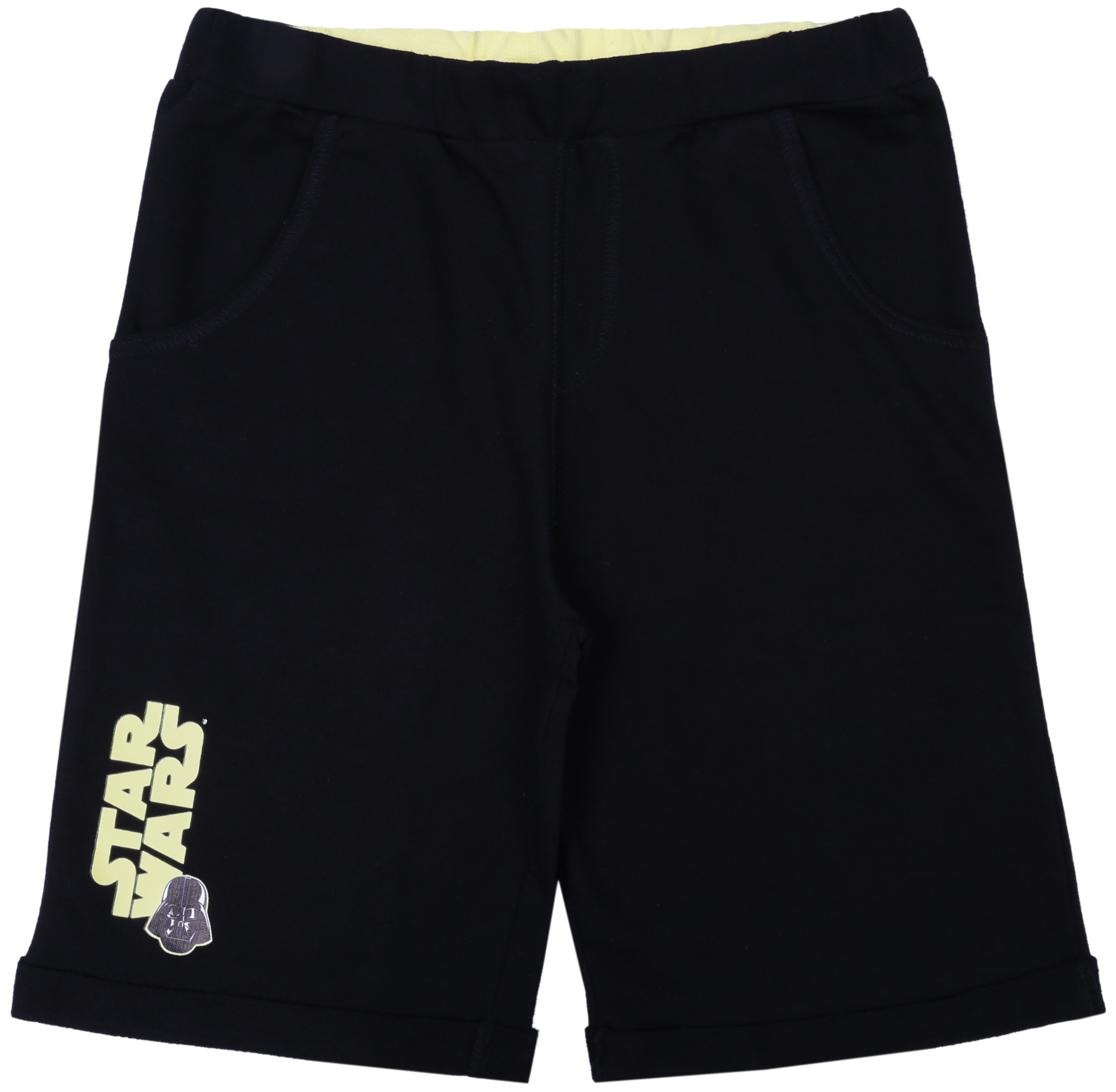 Czarne chłopięce szorty...