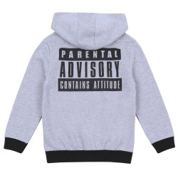 Szara bluza Parental Advisory REBEL