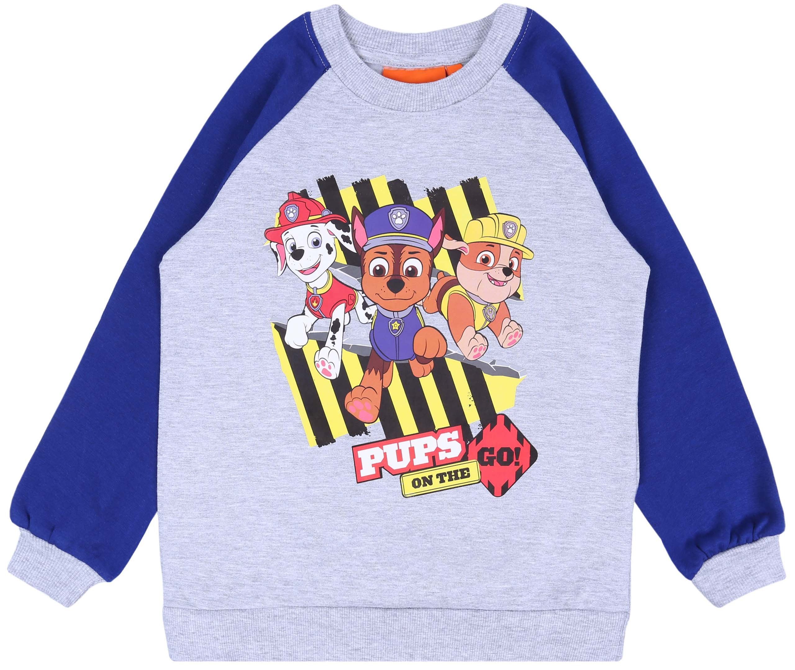 Szaro-granatowa bluza Psi...