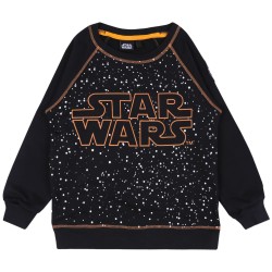 Czarna chłopięca bluza Star Wars DISNEY