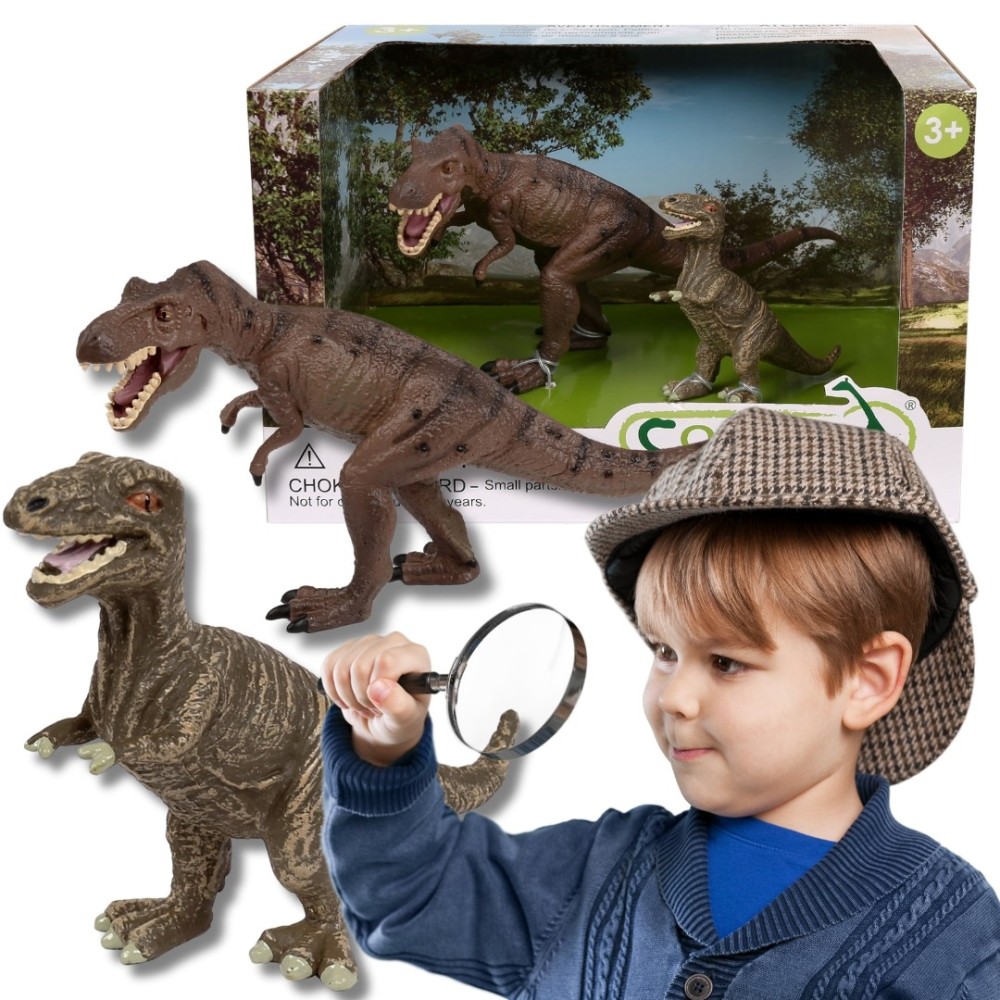 Collecta Zestaw dwóch dinozaurów. Figurka Tyranozaura Rexa 3+