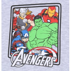 Szara melanżowa bluza z kapturem AVENGERS Marvel