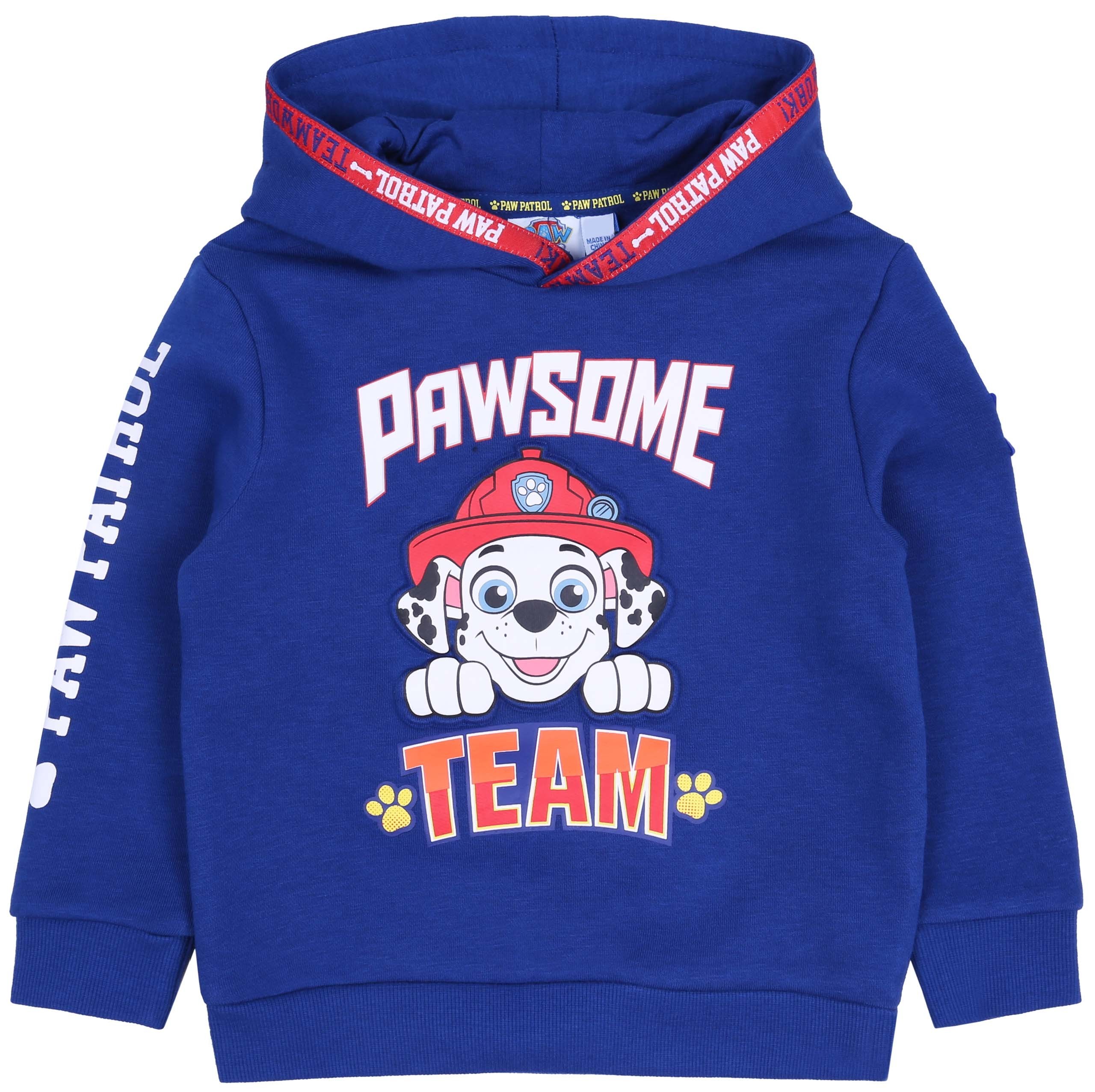 Granatowa bluza z kapturem...