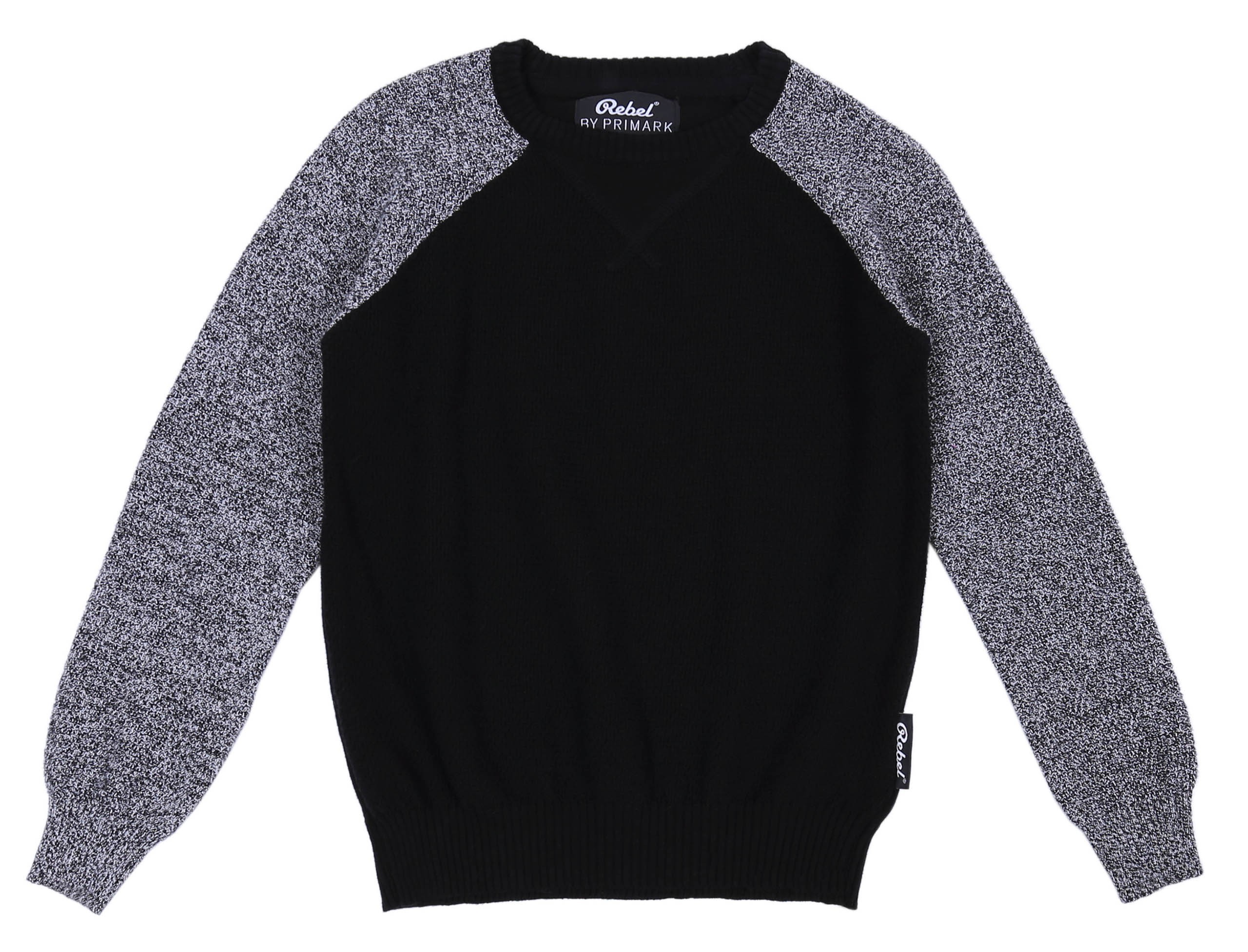 Czarno-szary sweterek PRIMARK