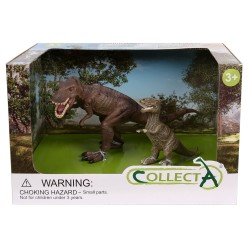 Collecta Zestaw dwóch dinozaurów. Figurka Tyranozaura Rexa 3+