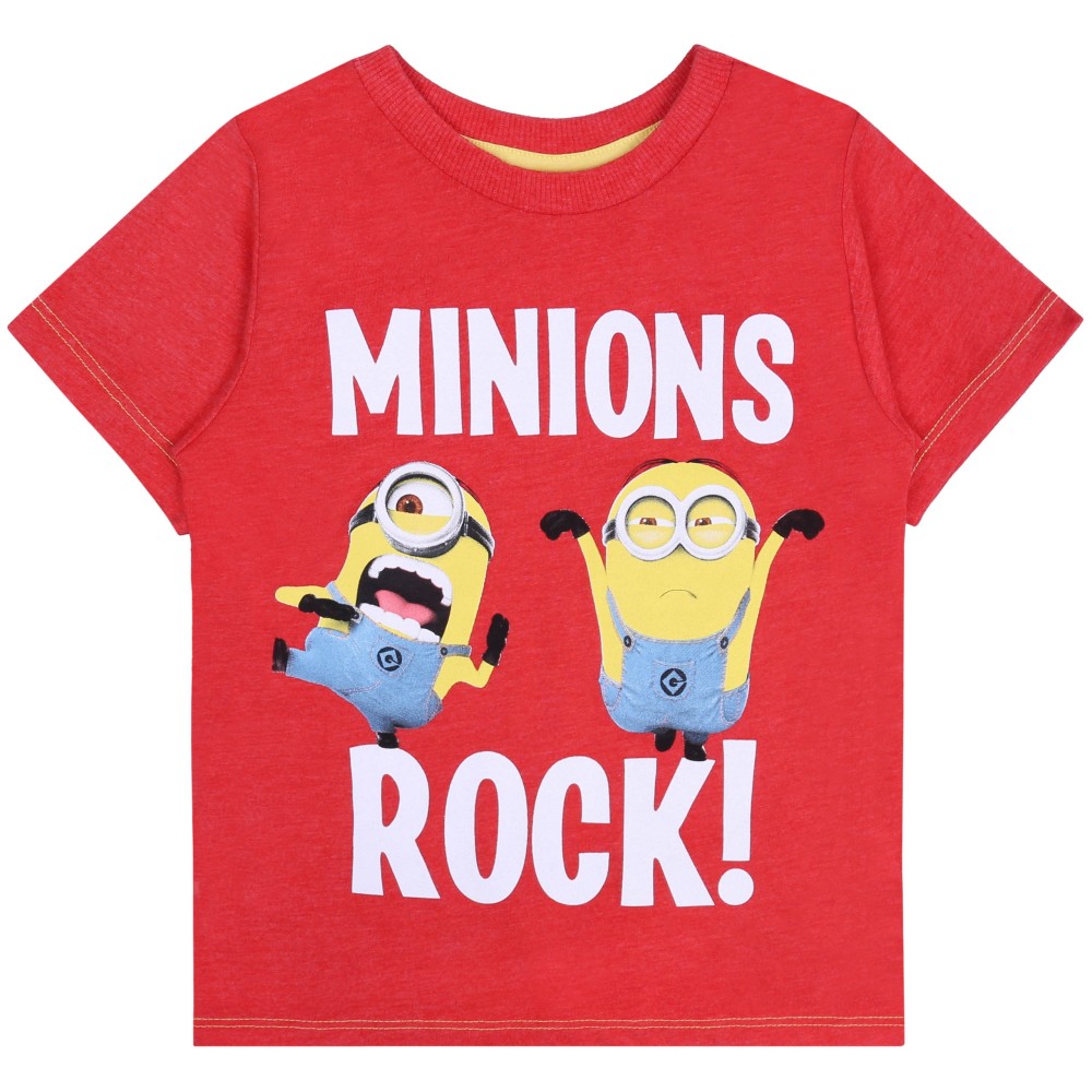 Czerwony t-shirt MINIONKI