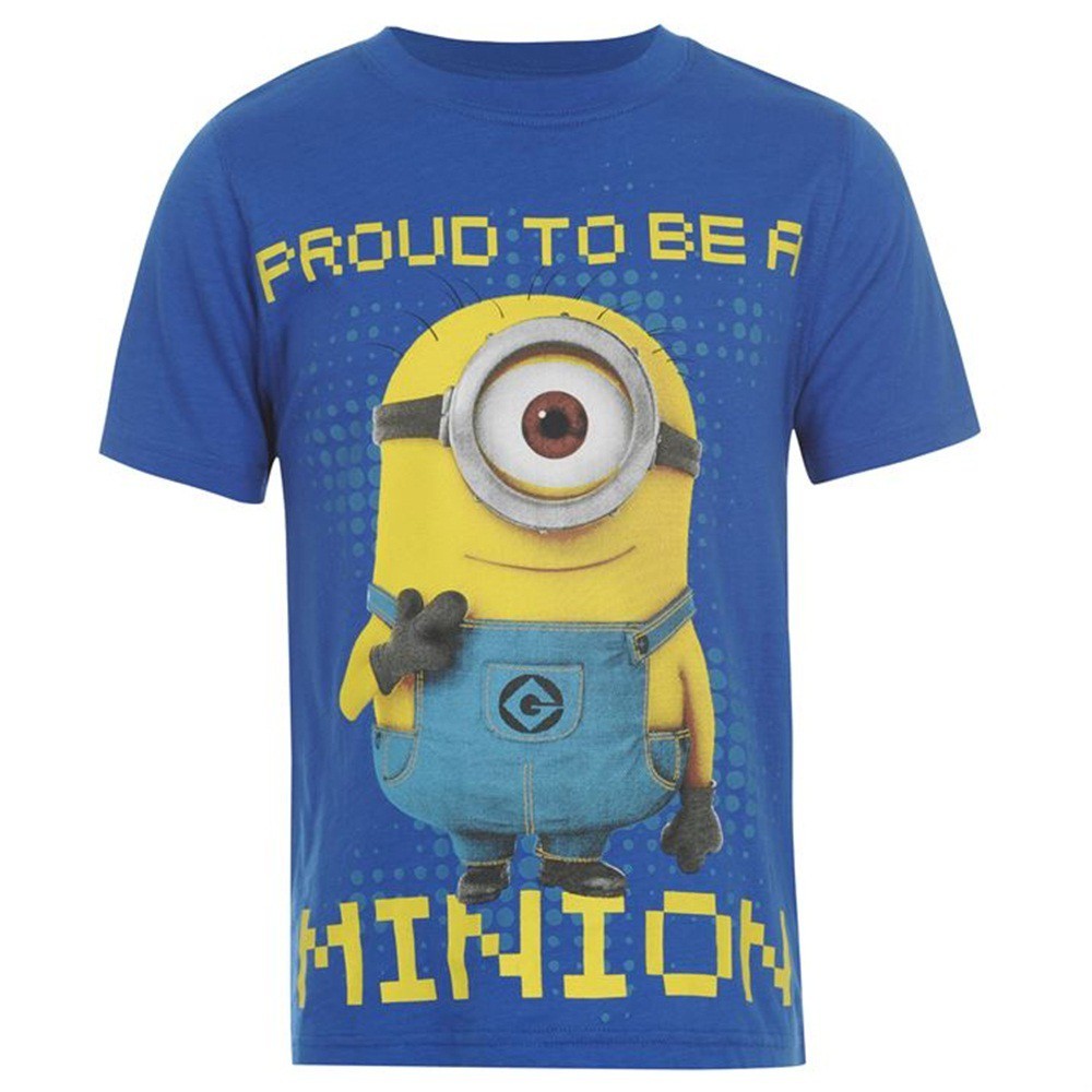 Niebieski t-shirt koszulka MINIONKI