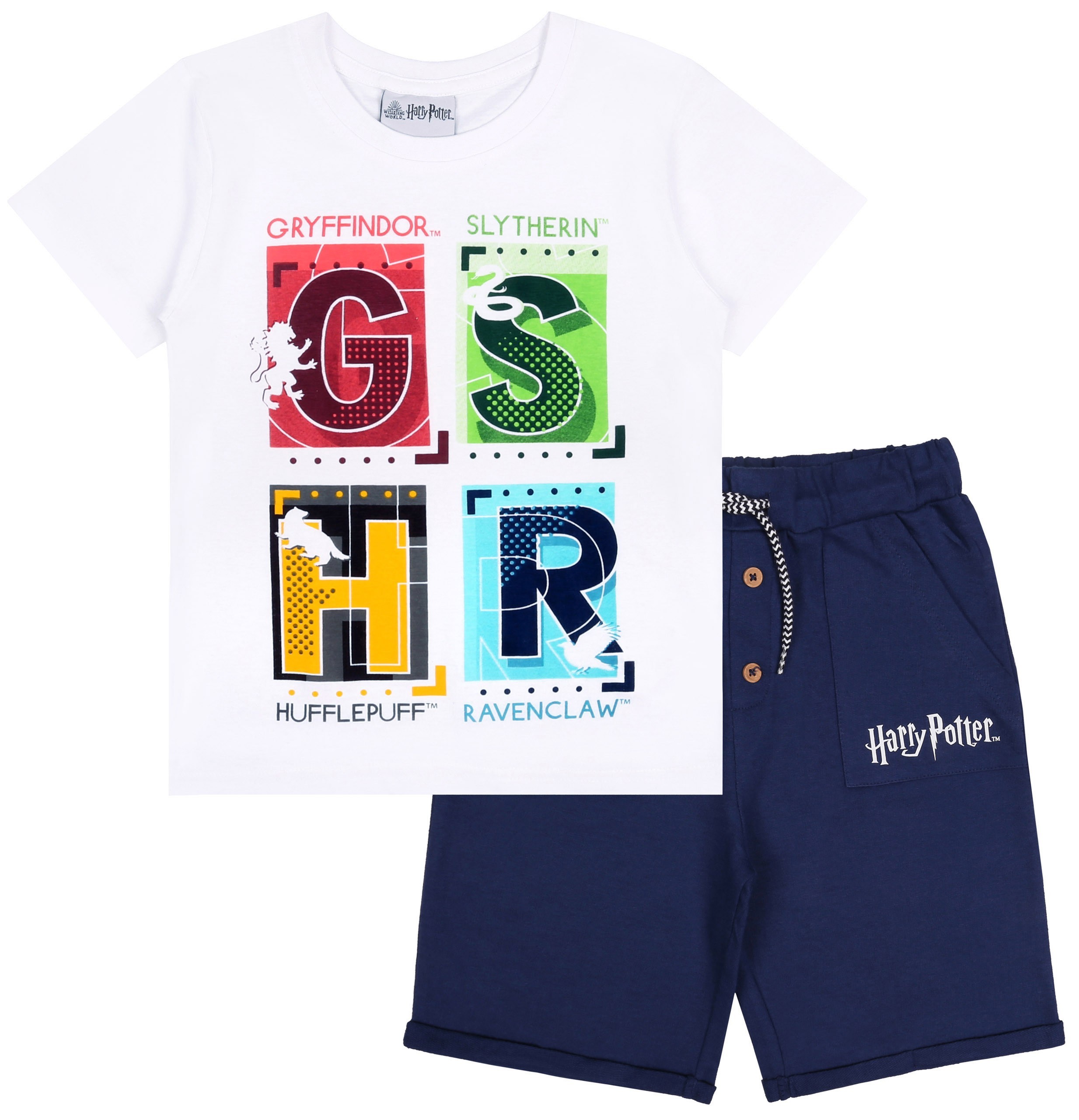 Zestaw biała bluzka z...