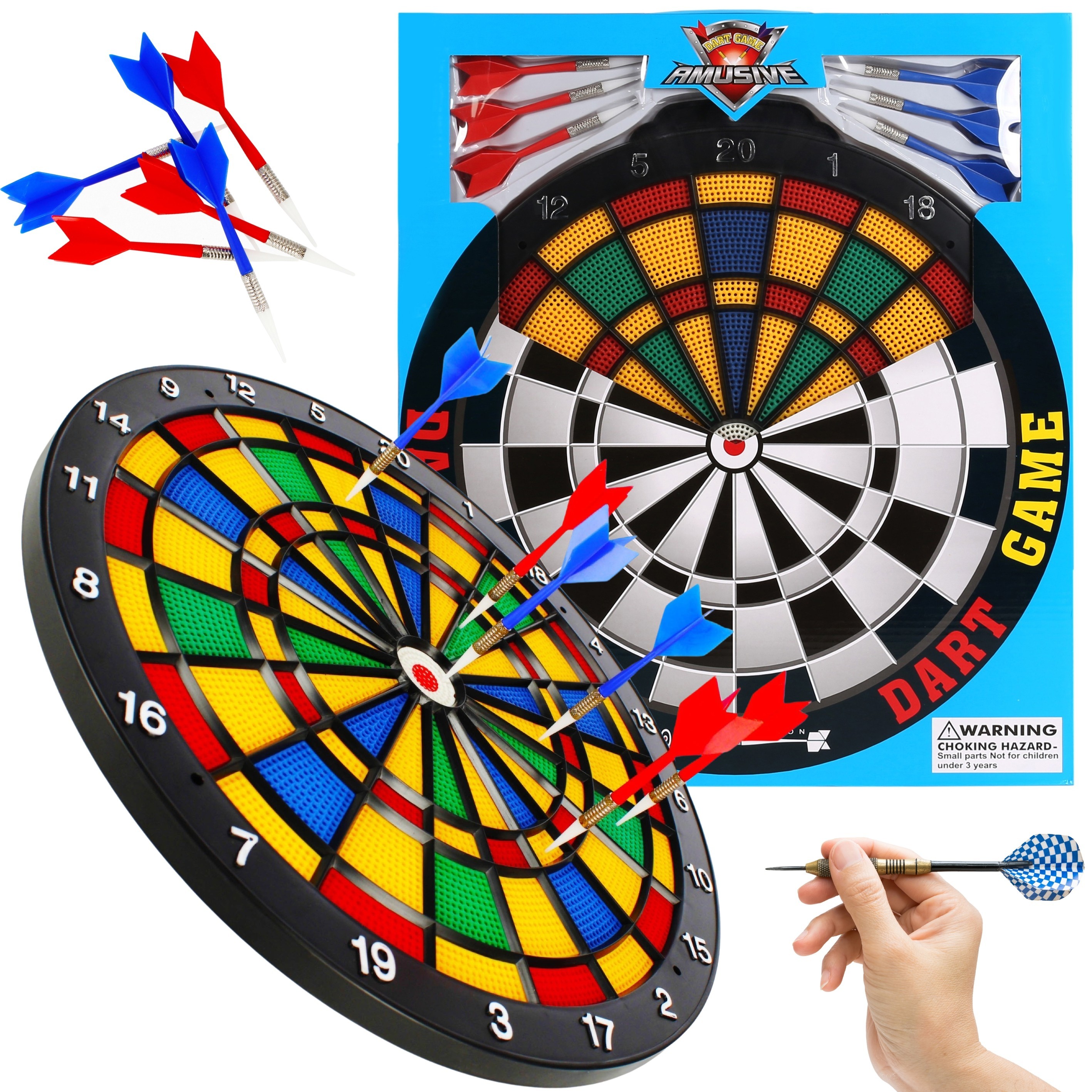 Tarcza z rzutkami, gra 7+...