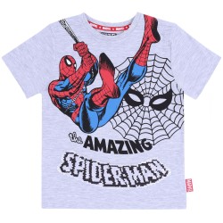 Szara koszulka, t-shirt Spiderman MARVEL