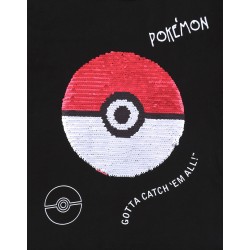 Czarna koszulka, t-shirt pokeball POKEMON