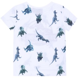 Biała, dziecięca koszulka/t-shirt w dinozaury Park Jurajski