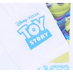 Biała koszulka, t-shirt z nadrukiem Zielonych Kosmitów Toy Story DISNEY