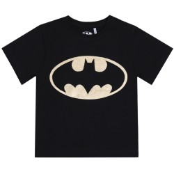 Czarna, chopięca koszulka/t-shirt ze złotym logo BATMAN DC COMICS