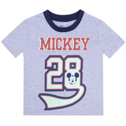 Szara koszulka/t-shirt z numerem 28 Myszka Mickey DISNEY