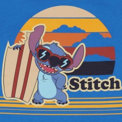 STITCH Disney Koszulka/T-shirt niebieski chłopięcy, bawełniany