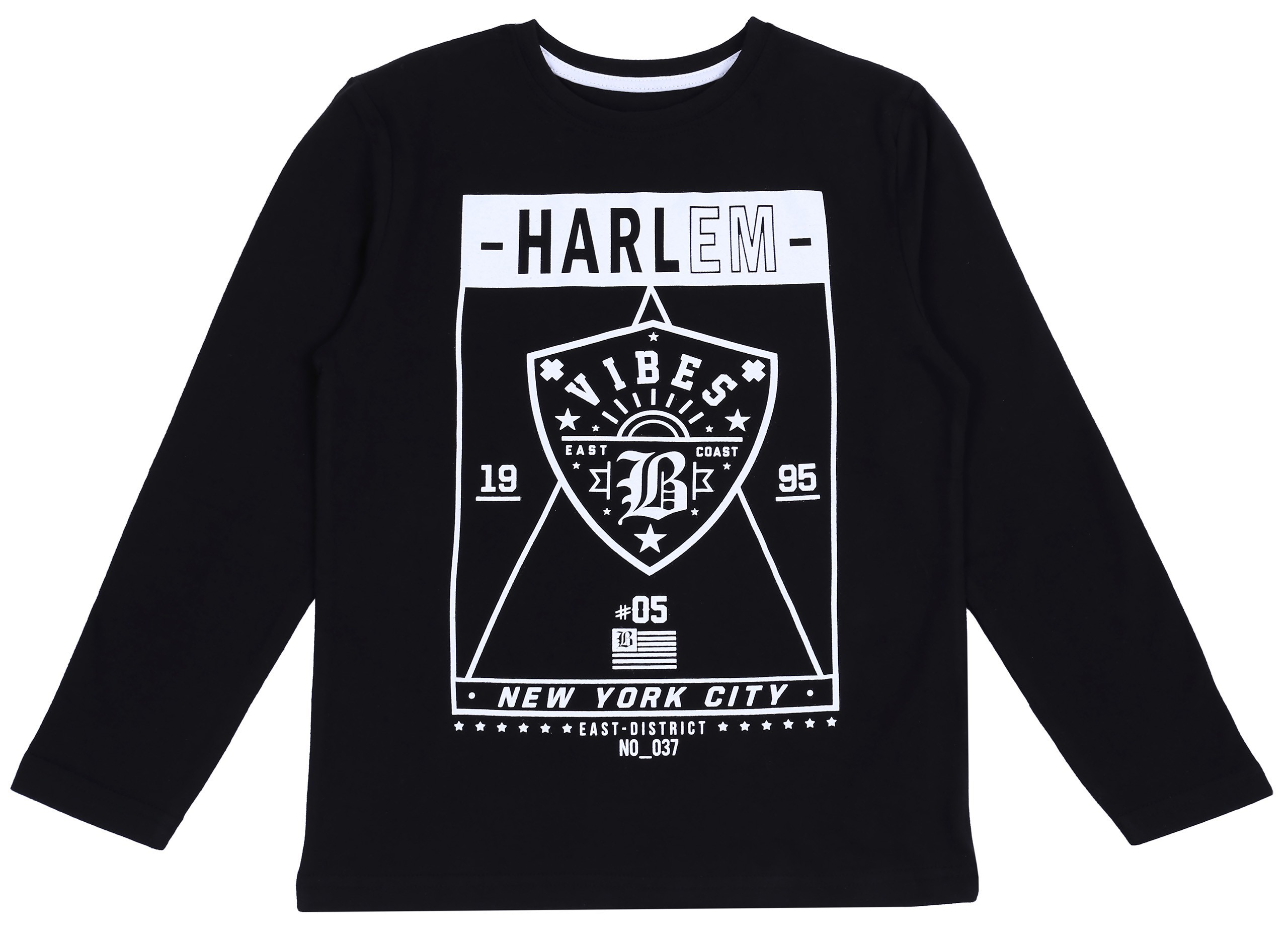 Czarna bluzka chłopięca z...