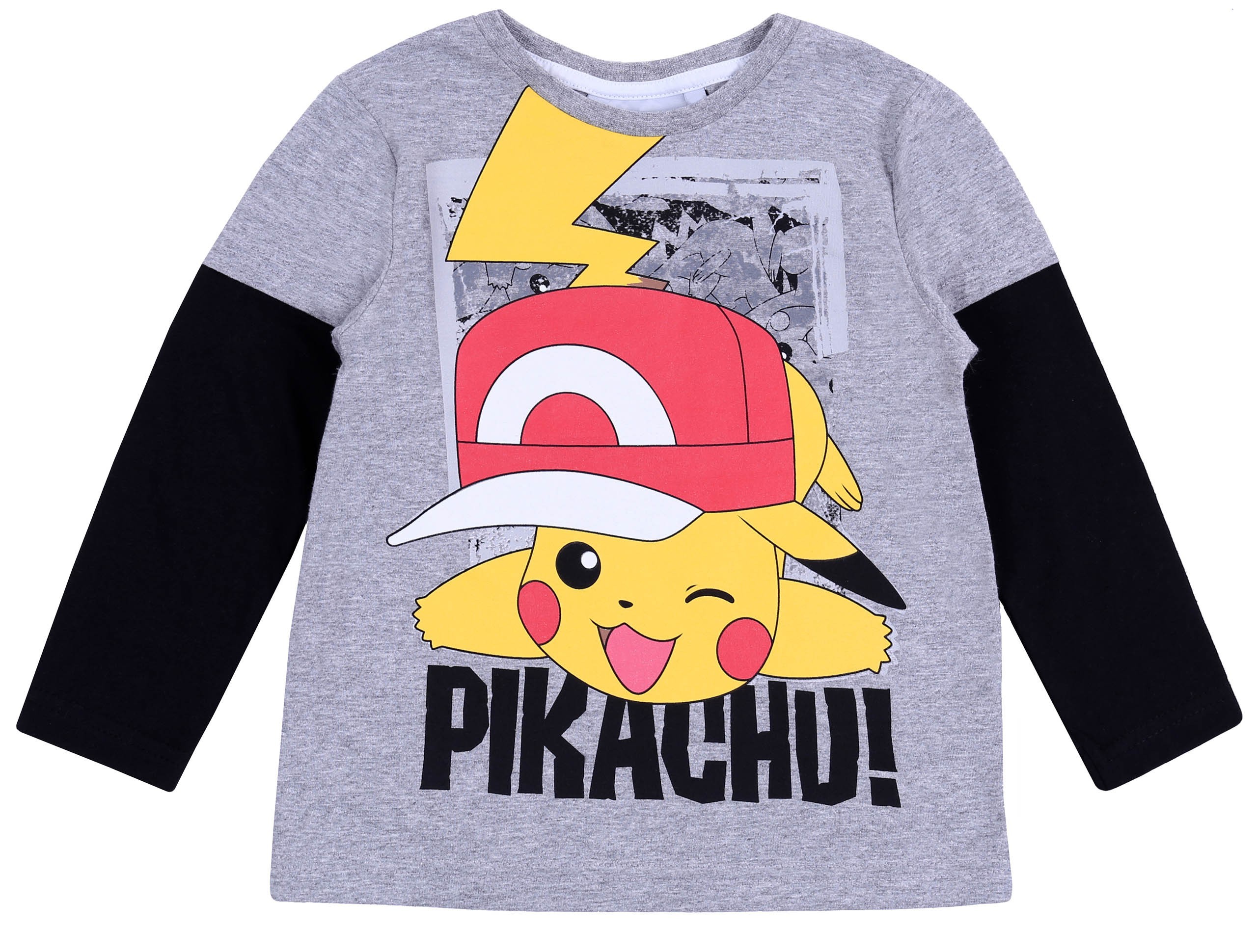 Szara bluzka Pikachu POKEMON