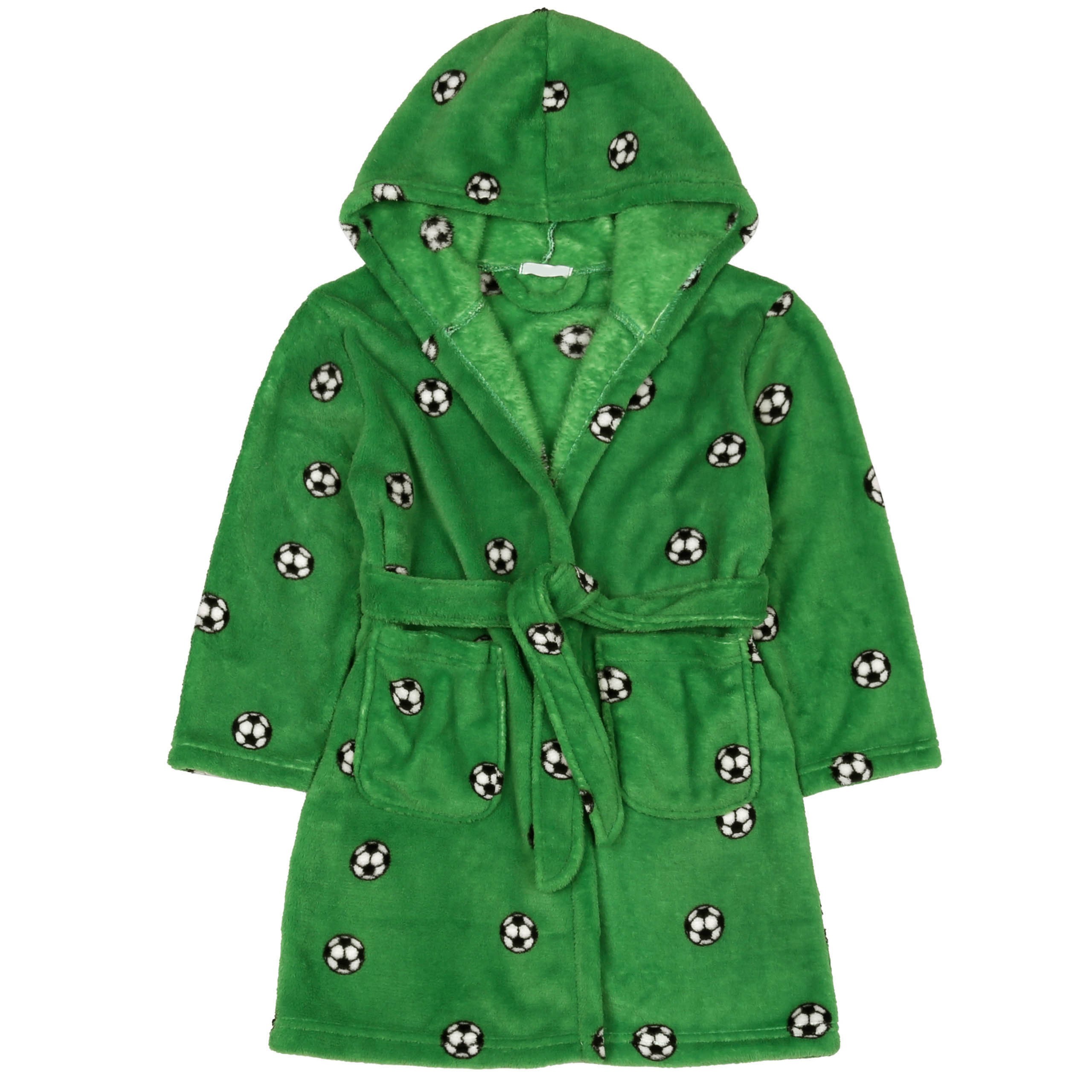 Chłopięcy zielony szlafrok...