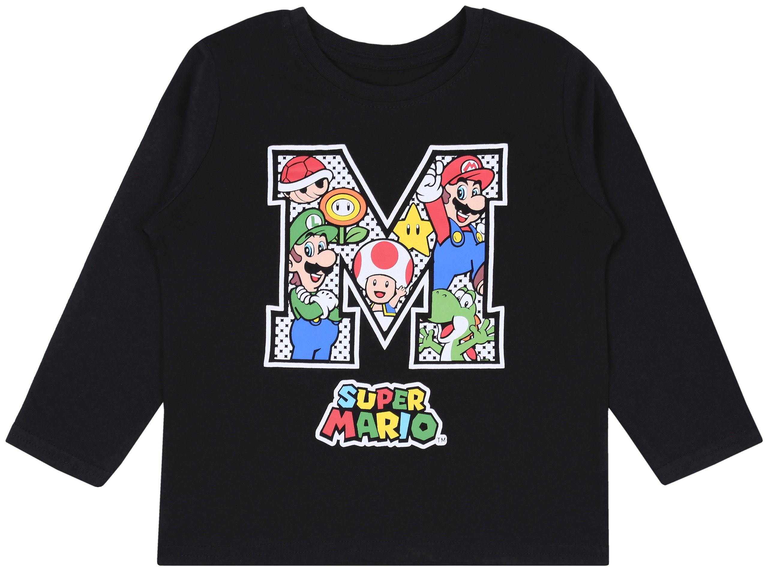 Czarna, chłopięca bluzka...