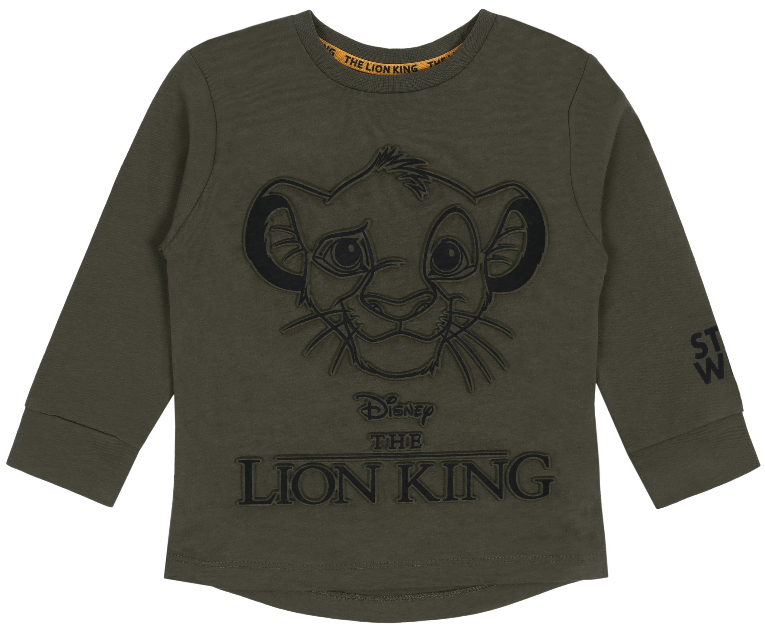 Khaki, wytłaczana bluzka...