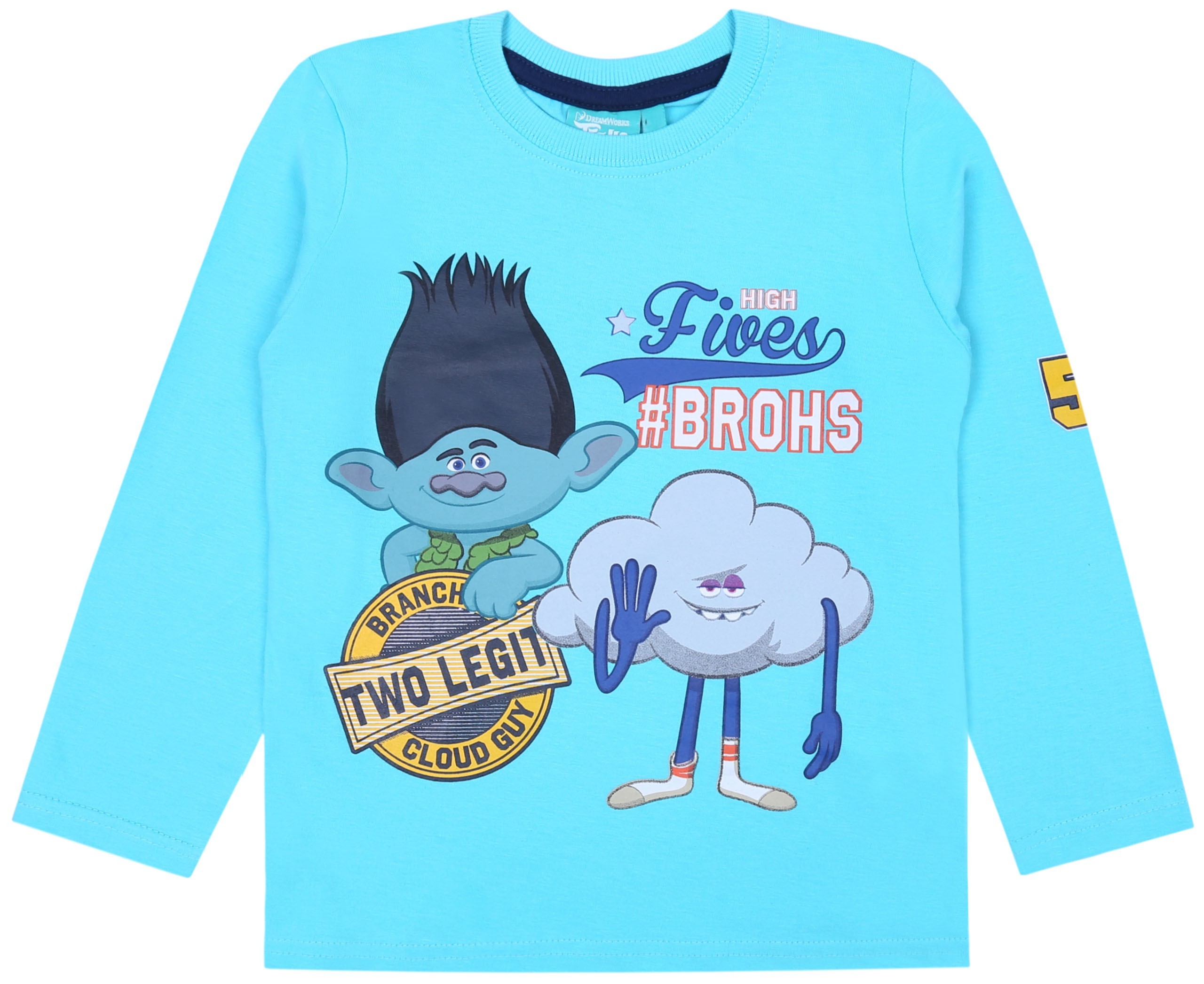 Turkusowa, chłopięca bluzka...