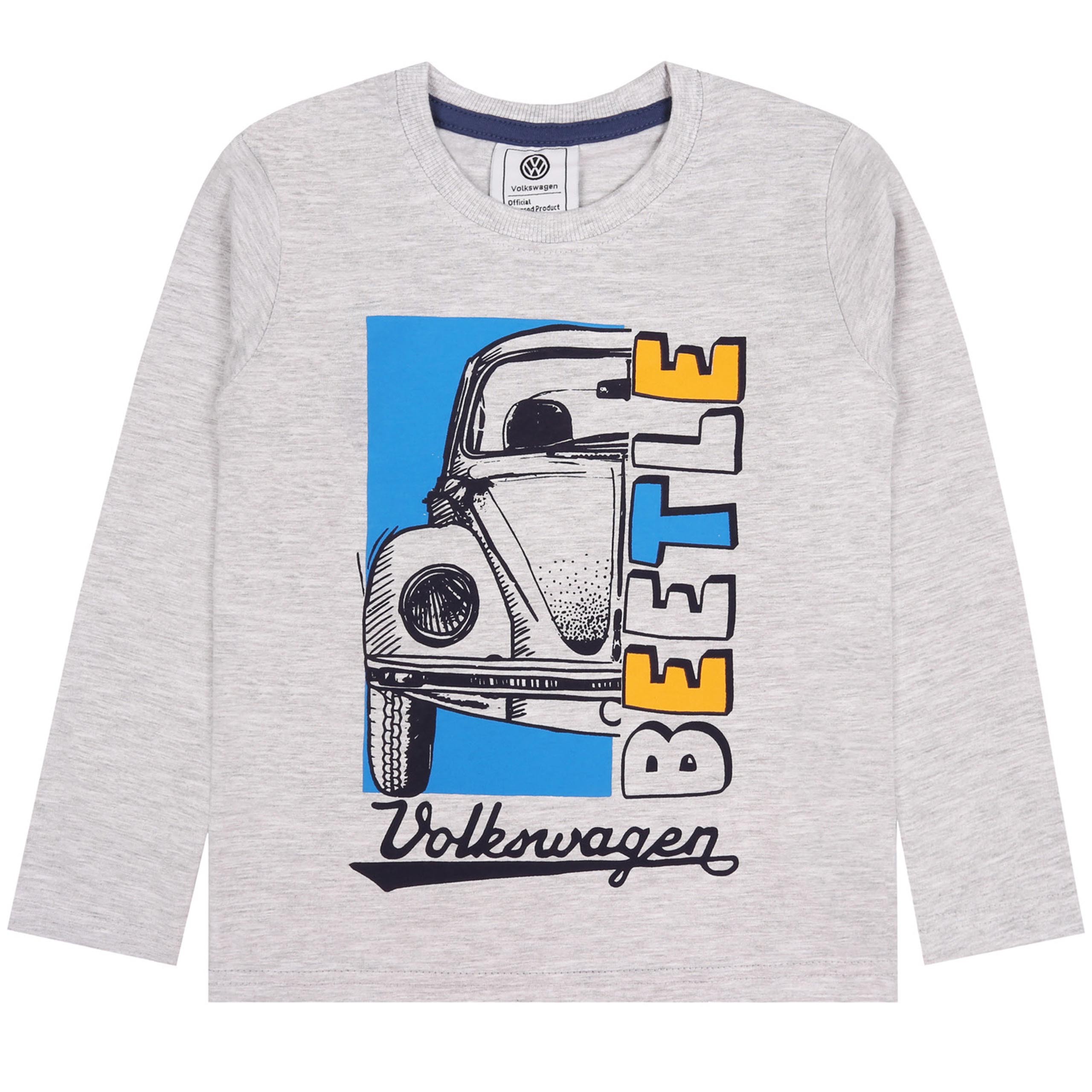 Szara, melanżowa bluzka dla...