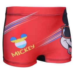 Chłopięce, czerwono-czarne bokserki kąpielowe Myszka Mickey DISNEY